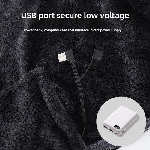 USB Powered Heated Cape 15s Fast Heating Office Napping Heated Shawl'`,. - Picture 3 of 16