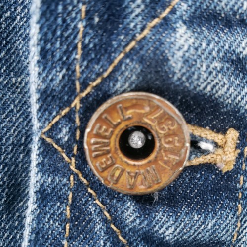 Madewell Jean Jacket in Stone Cloud Wash Blue Denim Trucker Size XS - Picture 5 of 8