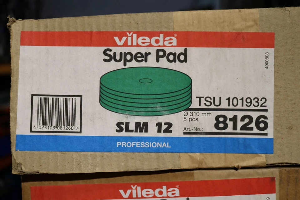 Vileda floor buffer polisher pads 12" 13" 15" 16" 17" 19" 20" all colours 5 pack - Image 2 of 4
