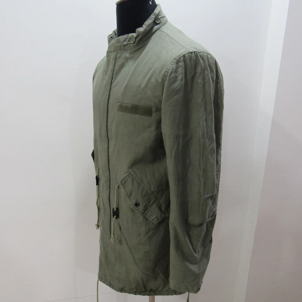Cheap VTG Monday Men’s Military Coat Jacket Green Chest 42/44 UK L Sku M15032] - Image 4 of 4