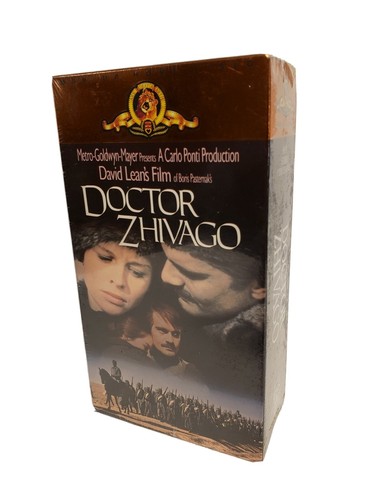 Doctor Zhivago (VHS 2-Tape Set 1965) Starring Geraldine Chaplin NEW and SEALED - Picture 1 of 4
