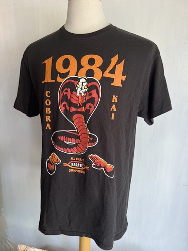 COBRA KAI (2021) Official All Valley Karate Kid Championship 1984 T-Shirt Large - 第 3/4 張圖片