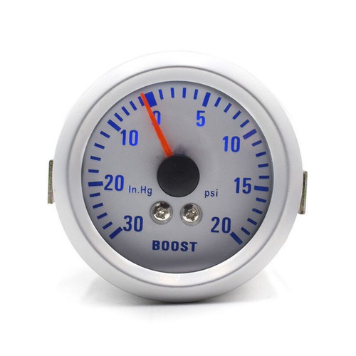 2" 52mm Turbo Boost Gauge 0-30in.Hg Car Pressure Gauge Auto Racing Meter U6S8 - 第 3/9 張圖片