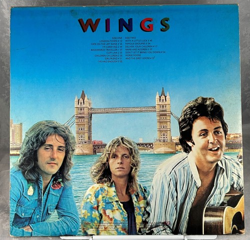 PAUL McCARTNEY / WINGS - Vinyl LP album (1978) LONDON TOWN (SW-11777) - Picture 3 of 5