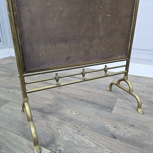 Antik Vintage Edwardian Messing dekorativer Feuerschutz - Floral viktorianisch - Bild 21 von 24