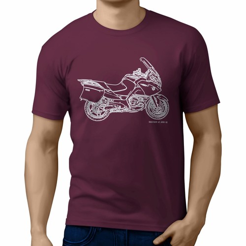 JL Illustration For A BMW R1200RT 2010 Motorbike Fan T-shirt - Picture 10 of 24