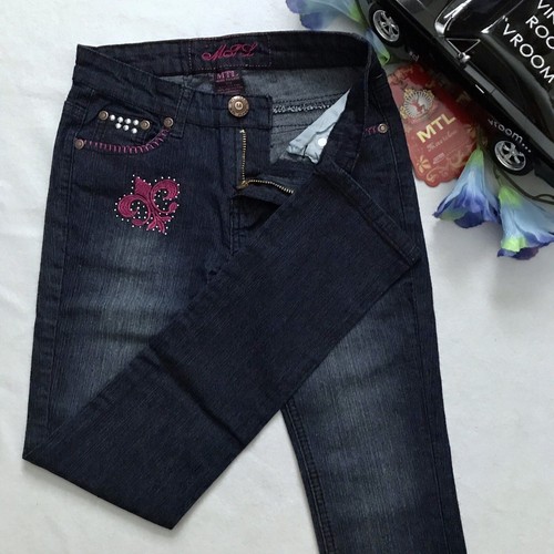 More To Love MTL NWT Straight Leg Jeans Girls 10 *Pls See Description* - Picture 4 of 9