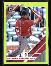 Anthony Rendon 2019 Donruss Optic Lime Green Prizm #180  Baseball Card
