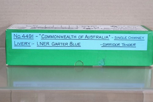 PRO-SCALE KIT BUILT BRASS LNER 4-6-2 A4 LOCO 4491 COMMONWEALTH of AUSTRALIA ol - Picture 16 of 16