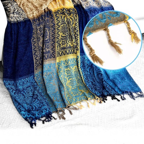 Chic Bohemian Plaid Blanket - Picture 4 of 13