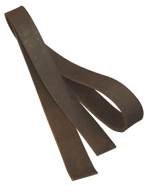 TEAM BEUST - LEATHERPROFESSIONALS Lederriemen Schwertgürtel Gürtelriemen Latigo schwarz d.braun m.braun reißfest