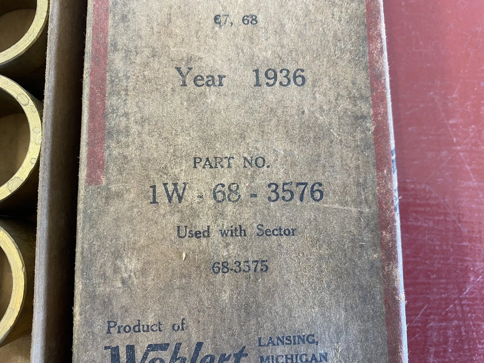 Ford Modelo 67 68 1936 buje sector dirección (10) caja Ford 1W-68-3576 Foto 3 de 4
