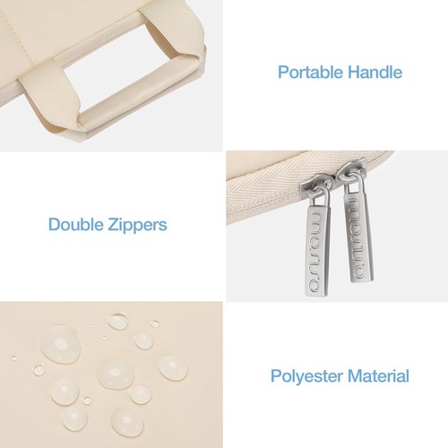 Puffy Laptop Briefcace Bag 13 14 inch for MacBook Air Pro M3 M2 Notebook Case - Bild 10 von 12