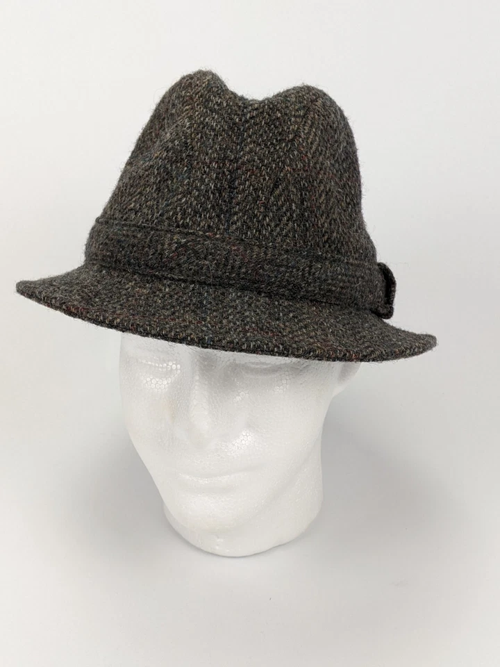 Vintage Pendleton Pure Virgin Wool Hat Bucket Fedora Tweed Size M Medium USA - Image 2 of 4