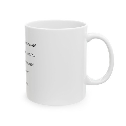 Matthew 23:12 Whoever Exalts Himself Be Humbled White Coffee Mug Cup 11oz Gift - Picture 5 of 6