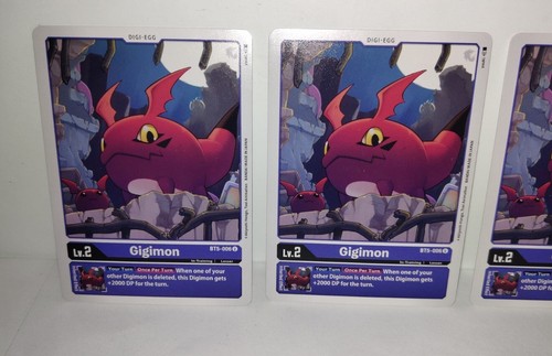 Digimon TCG - Uncommon - Gigimon - BT5-006U - Purple Card Playset! - Bild 2 von 6