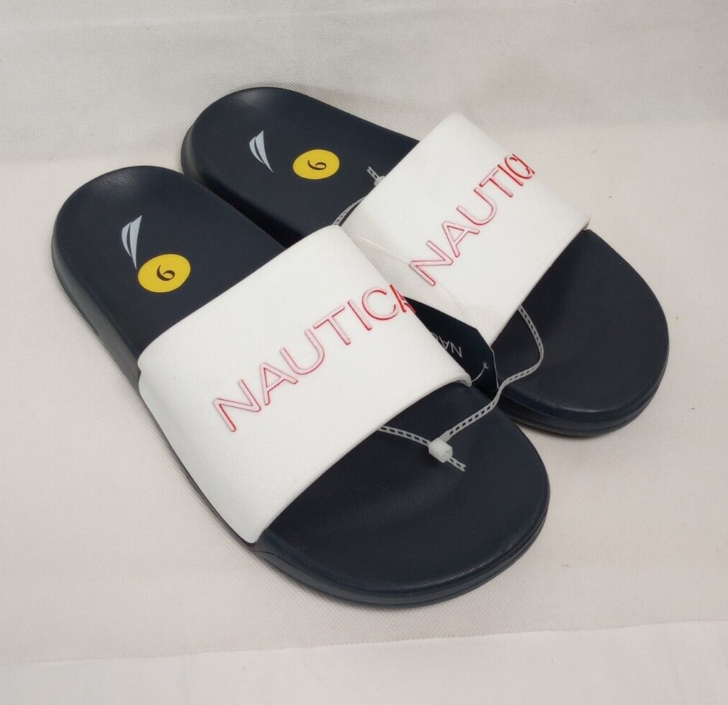 Nautica Men's 9 Slide Sandals Flip Flop - NWOB