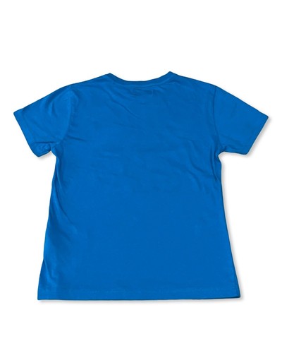 Authentic MOSCHINO Teen Kid Unisex Blue Stretch Soft Graphic Tee T-shirt - 12y - Picture 4 of 7