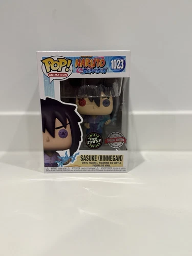 Naruto Shippuden Sasuke Rinnegan Glow Chase Pop #1023 Funko Pop Vinyl