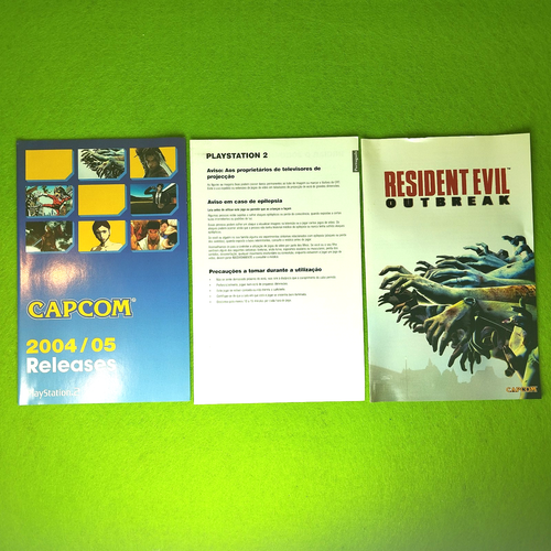 Resident Evil Outbreak Ps2 PAL INGLESE Copertina in Portoghese Come Nuovo Raro - Foto 6 di 9
