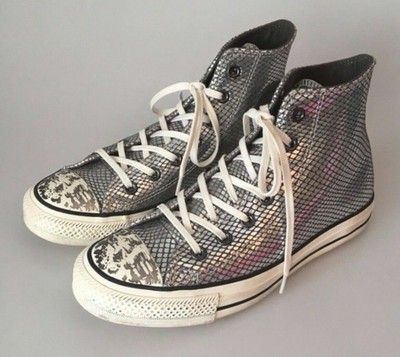converse snakeskin high tops