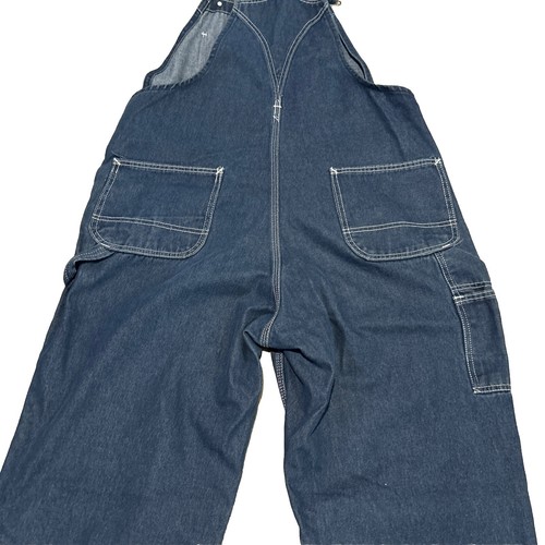 Roebucks Sears Vintage Denim Jean Overalls Size 38x29 Workwear - Picture 7 of 9