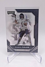 2021 Panini Chronicles Justin Fields #PMR-8 Playoff Momentum ACETATE ROOKIE RC