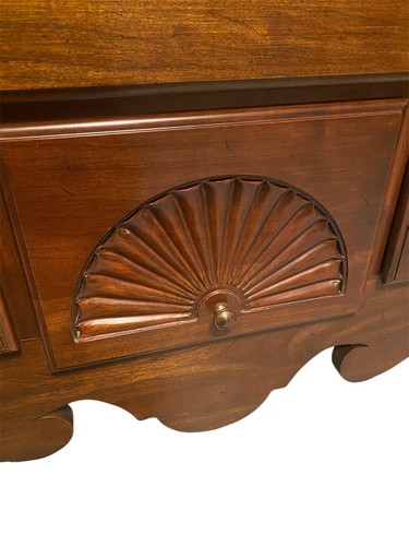 Ethan Allen Georgian Court Highboy Dresser Cherry Collection 11-5205 Finish 225 - Picture 9 of 18