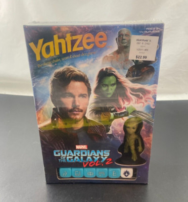 New Yahtzee Marvel Guardians of the Galaxy Vol 2 Game Sealed