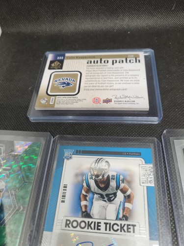 2011 SP Autograph Colin Kaepernick 028/699 Jersey on card AUTO With Other Cards - Picture 3 of 3