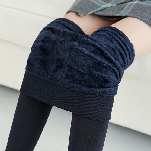 Winter Leggings Warm Thick Velvet High Waist Leggings Compression Stretch Pant - Bild 14 von 24