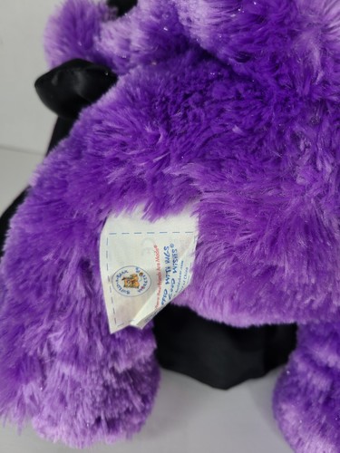 BUILD A BEAR PURPLE HALLOWEEN KITTY CAT WITH BOW N Dress Plush (HALLOWEEN) 12" - Picture 10 of 11