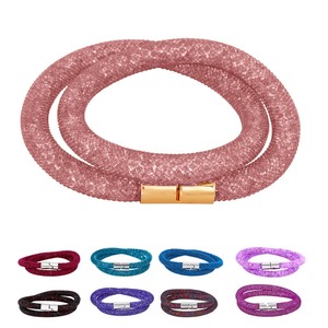 Swarovski-Stardust-Double-Bracelet-Choose-color-amp-size