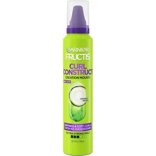 Fructis Style Curl Construct Creation Mousse, 6.8 Oz, 1 Count (Packaging
