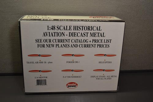 Biplano diecast Fokker DR-1 modelo de potencia 1:48 - Imagen 6 de 6