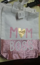 Mom Canvas Tote Bag Large Women Mom Mothers Day Kids Toys Shop #WC54