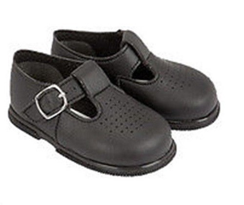 BAYPODS BOYS PUNCH DETAIL T-BAR SHOES IN FOUR COLOR SKY/WHITE/NAVY/BLACK/BEIGE - Picture 5 of 6