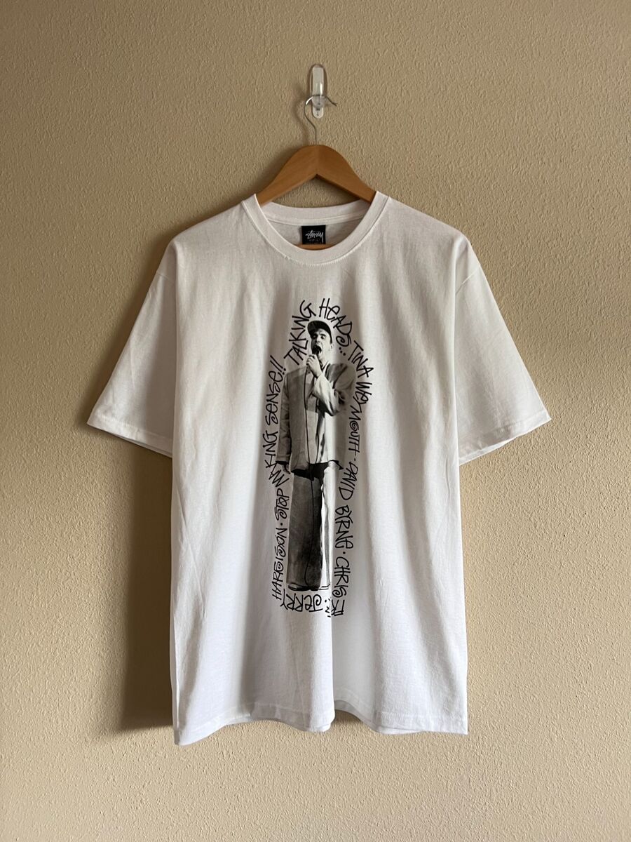 Stussy Talking Heads Stop Making Sense Tee - Size Large - White