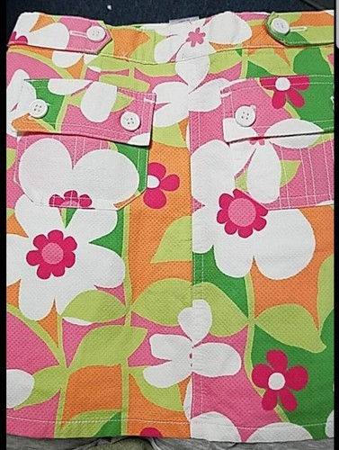 NWT Gymboree SPRING FUN Girls size 8 Mod Flower retro SKORT summer skirt rare - Picture 4 of 4