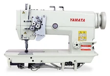 Yamata FY-875 Double Needle Industrial Sewing Machine with Split Needle Bar 1/4