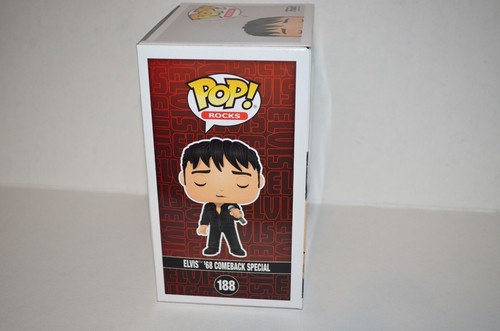 Funko POP! Rocks: Elvis Presley '68 Comeback Special 188 Figurina Esclusiva Come Nuova🔥 - Foto 3 di 6