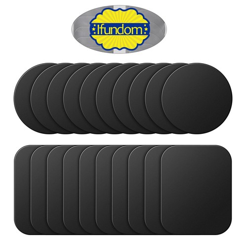 20pcs Car Phone Holder Magnetic Metal Plate Phone Mount Phone Magnet Sticker - 第 10/11 張圖片