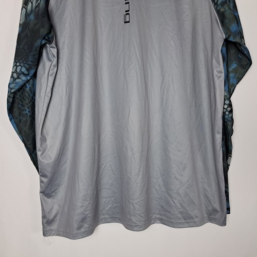 HUK Performance Angelhemd Herren XL grau langarm Kryptek Neptun - Bild 10 von 18