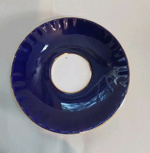 Aynsley 225th Anniversary Cabbage Rose Archival Edition Cobalt Teacup New w/Tags - Picture 6 of 15