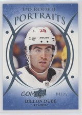 2018 Upper Deck UD Portraits Rookies Platinum Blue 4/25 Dillon Dube #P-89 17ex