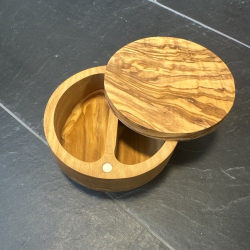 🇮🇹 Olive wood - Salz und Pfefferdosen - r 11 x H 6cm - Bild 2 von 3
