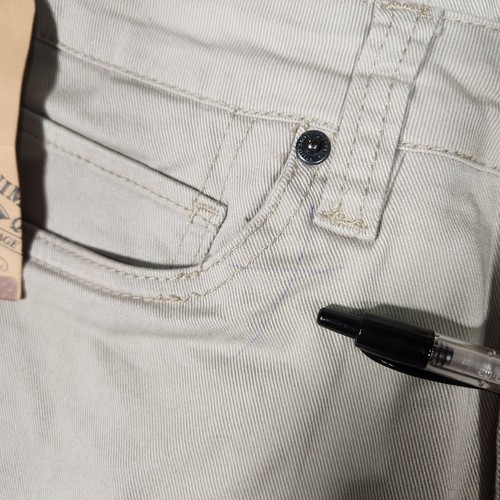 Nuevos Jeans Buffalo David Bitton Para Hombre 31x32 Caqui Beige Ceniza Ajustados Elásticos - Imagen 2 de 15