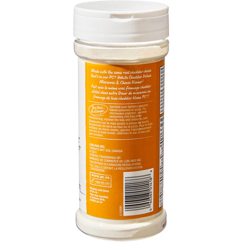 Mezcla de condimentos de queso cheddar blanco President's Choice, 220 g/7,7 oz., coctelera - Imagen 3 de 5