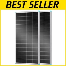 2Pcs 25% Efficient 200W Solar Panel Set for Compact RV & Off-Grid Solutions