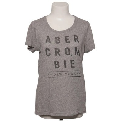 Abercrombie & Fitch, T-shirt, Größe: M, Grau, Print, Damen #kIl